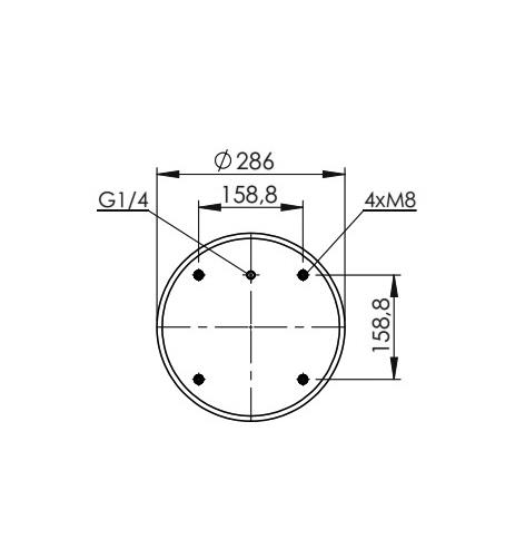 2 Katlı Körük Komple D350mm FD530-22 61362 - 83.88.777.91111