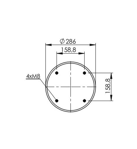 2 Katlı Körük Komple D350mm FD530-22 61362 - 83.88.777.91111