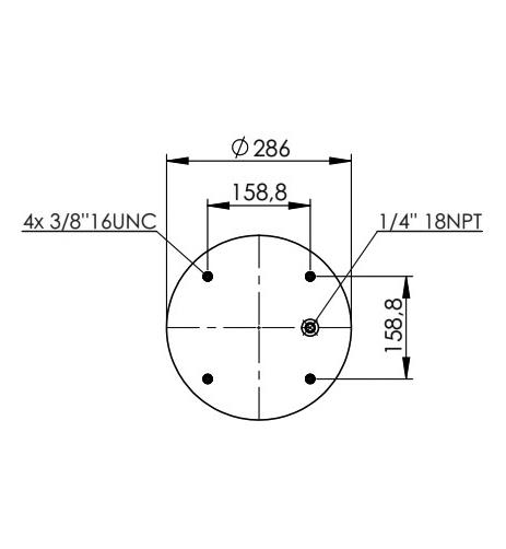 2 Katlı Körük Komple D350mm W013587136 - 83.88.777.91114