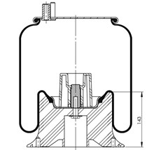 12.88.777.91124 - Körük Komple Plastik Piston 36247Kpp