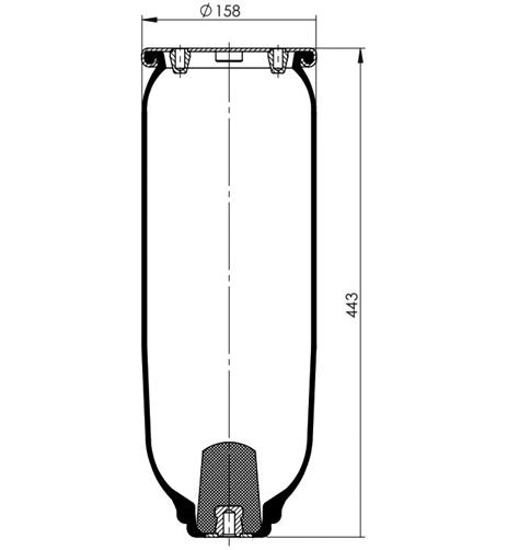 Körük Pistonsuz 37003P - 83.88.777.91125