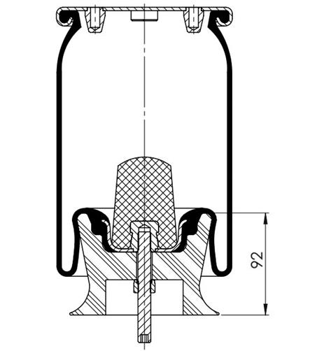 Körük Komple Plastik Piston 37003P - 83.88.777.91126