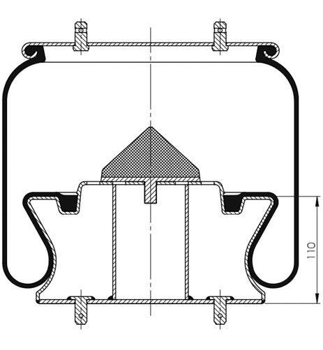 Körük Komple Metal Piston 6708Np02 - 13.88.777.91135