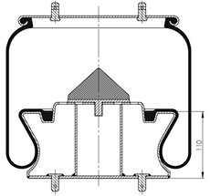 13.88.777.91135 - Körük Komple Metal Piston 6708Np02