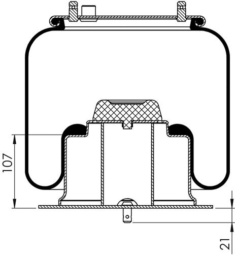 Körük Komple Metal Piston 6716Np02 - 83.88.777.91143