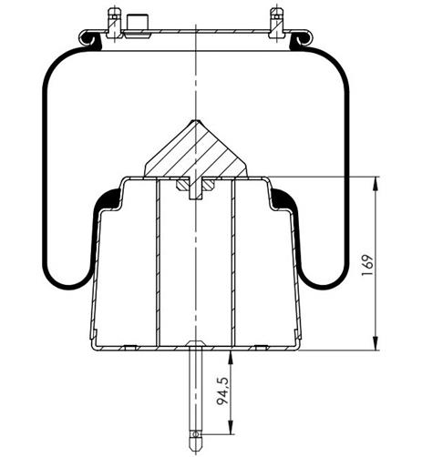 Körük Komple Metal Piston 6710Np04 - 83.88.777.91147