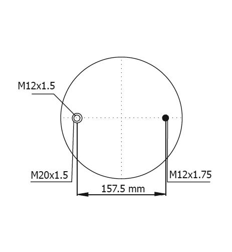 3 Katlı Körük Komple D300mm W01M588017 - 92.88.777.91184