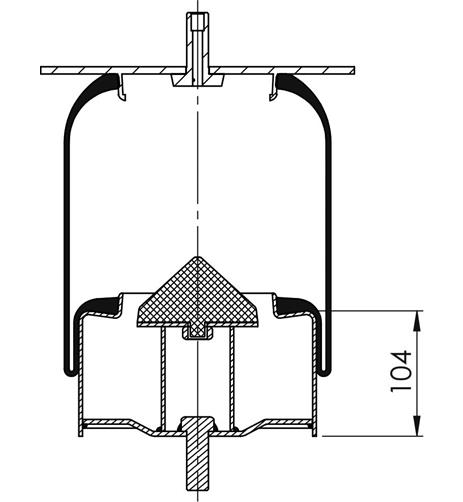 Körük Komple Metal Piston H68.237001 - 83.88.777.91188