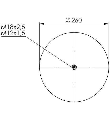 Körük Komple Metal Piston H68.237001 - 83.88.777.91188