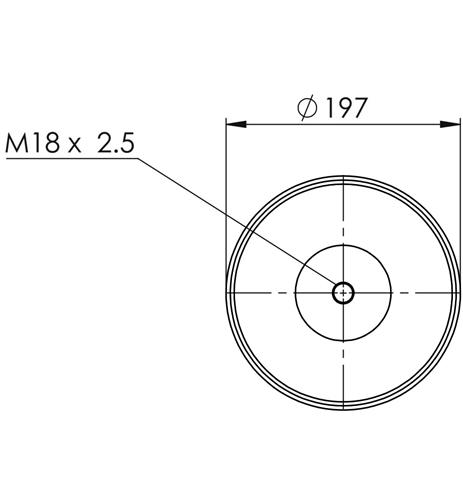 Körük Komple Metal Piston H68.237001 - 83.88.777.91188