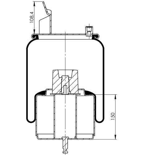 Körük Komple Metal Piston 1R11-857 - 83.88.777.91189