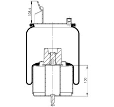 83.88.777.91189 - Körük Komple Metal Piston 1R11-857