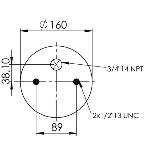 2 Katlı Körük Komple D225mm 2B9-270 - 83.88.777.91198