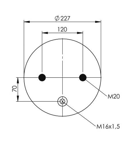 2 Katlı Körük Komple D300mm 113556 - 83.88.777.91201