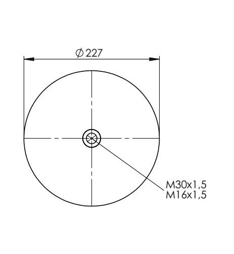 2 Katlı Körük Komple D300mm 113556 - 83.88.777.91201