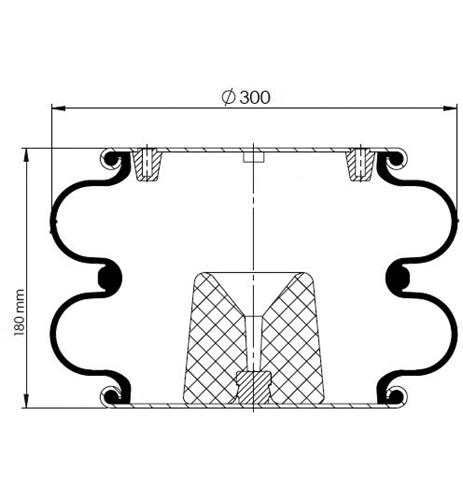 2 Katlı Körük Komple D300mm G2C301-19C - 83.88.777.91203