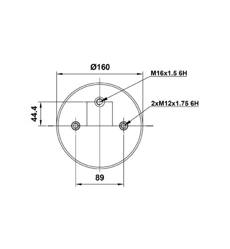 2 Katlı Körük Komple D225mm 113550 - 83.88.777.91241