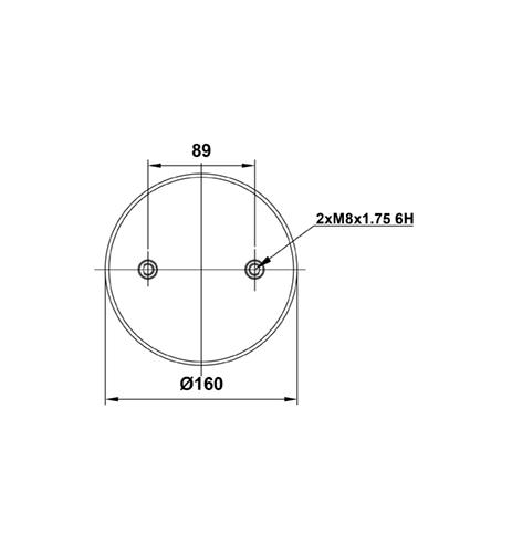 2 Katlı Körük Komple D225mm 113550 - 83.88.777.91241