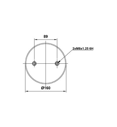 2 Katlı Körük Komple D225mm 113508 - 83.88.777.91242