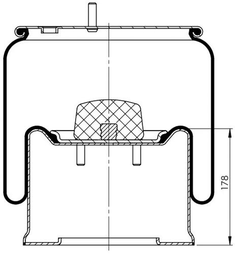 Körük Komple Metal Piston V1d28a-16 - 41.88.777.91245