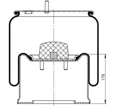 41.88.777.91245 - Körük Komple Metal Piston V1d28a-16