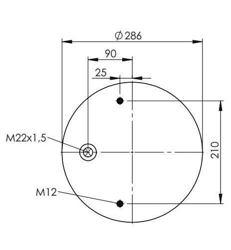 Körük Komple Metal Piston V1d28a-16 - 41.88.777.91245