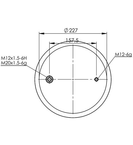 Körük Komple Metal Piston 24156K16 - 45.88.777.91246