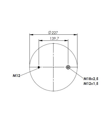 Körük Komple Metal Piston G93210C - 42.88.777.91248