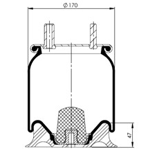 42.88.777.91249 - Körük Komple Plastik Piston W013582119