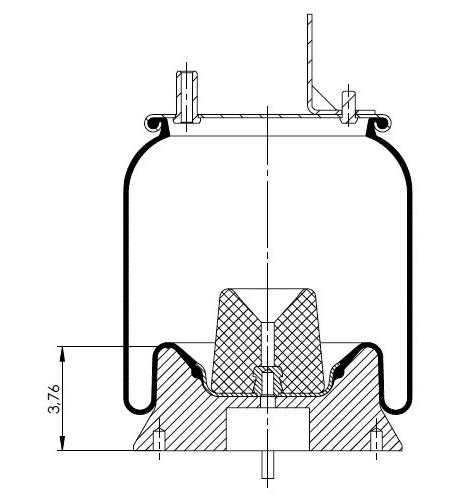 Körük Komple Plastik Piston 1R12-543 - 42.88.777.91250