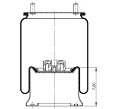 42.88.777.91251 - Körük Komple Metal Piston 1R14-201