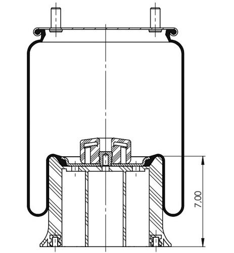 Körük Komple Plastik Piston 1R14-201 - 42.88.777.91252