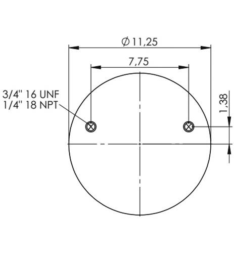 Körük Komple Metal Piston W013588050 - 42.88.777.91257