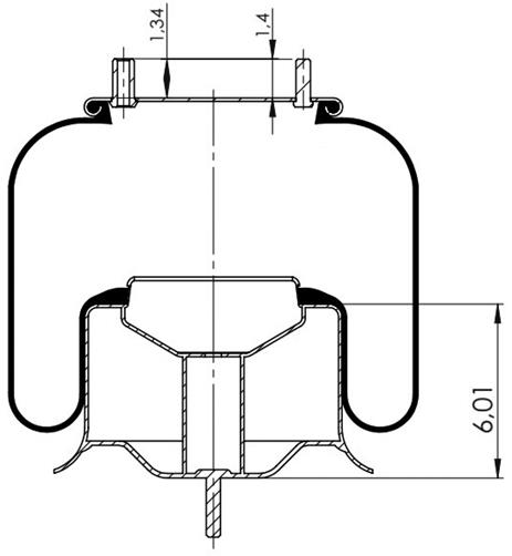 Körük Komple Metal Piston W013778536 - 42.88.777.91261