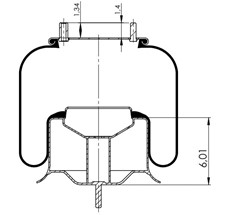 42.88.777.91261 - Körük Komple Metal Piston W013778536