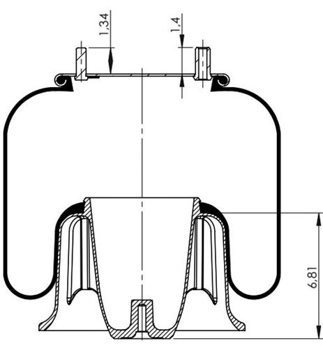 Körük Komple Aliminum Piston W013778536 - 42.88.777.91263