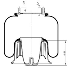 42.88.777.91263 - Körük Komple Aliminum Piston W013778536