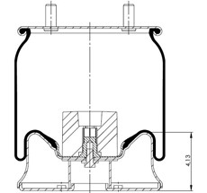 42.88.777.91265 - Körük Komple Metal Piston W013588614