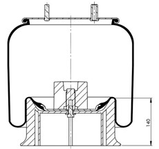 42.88.777.91267 - Körük Komple Plastik Piston W013588793