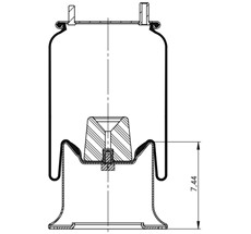 42.88.777.91269 - Körük Komple Metal Piston W013588853