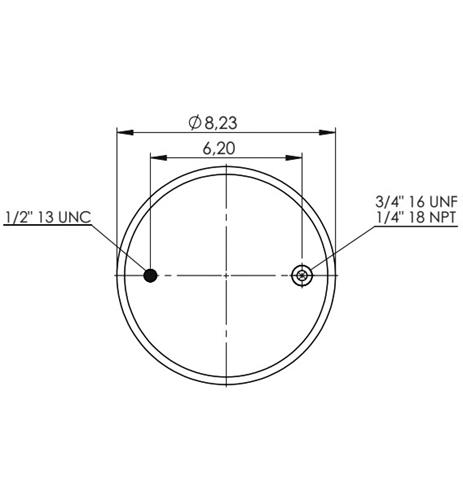 Körük Komple Metal Piston W013588853 - 42.88.777.91269