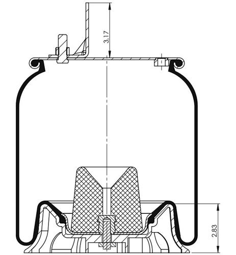 Körük Komple Plastik Piston W013588938 - 42.88.777.91272