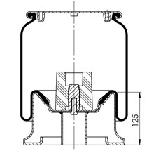 42.88.777.91273 - Körük Komple Metal Piston 1Dk23h-0742