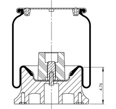 42.88.777.91274 - Körük Komple Plastik Piston 1Dk23h-0742