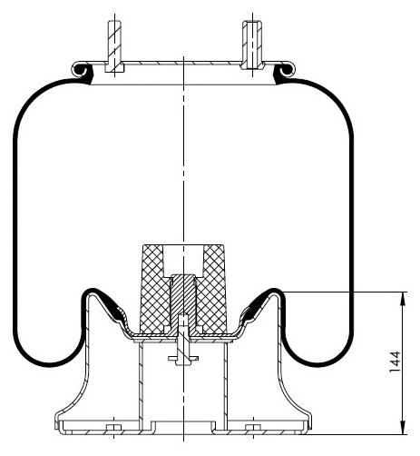 Körük Komple Metal Piston W013589084 - 42.88.777.91277