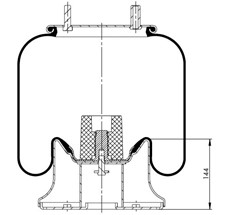 42.88.777.91277 - Körük Komple Metal Piston W013589084