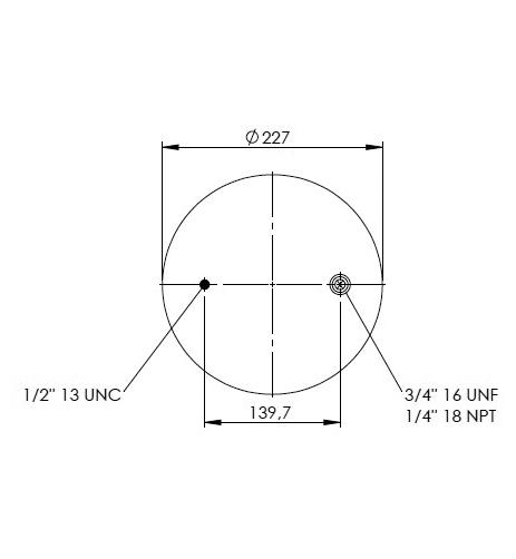 Körük Komple Metal Piston W013589084 - 42.88.777.91277