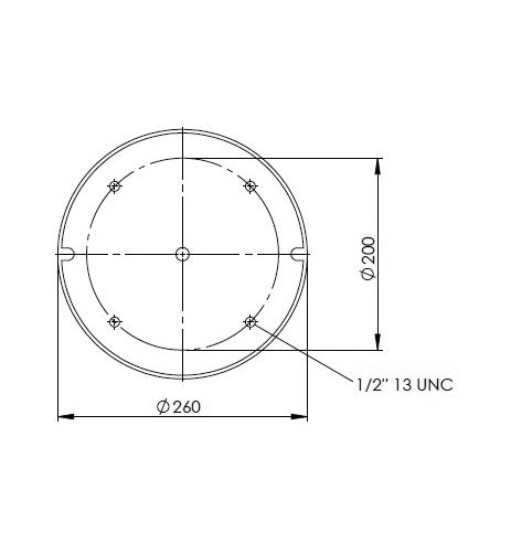 Körük Komple Metal Piston W013589084 - 42.88.777.91277