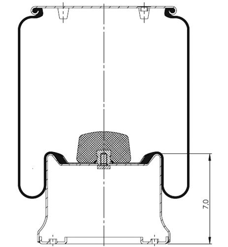 Körük Komple Metal Piston W013589156 - 42.88.777.91279