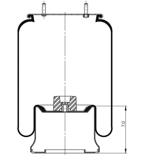 Körük Komple Metal Piston W013589158 - 42.88.777.91280